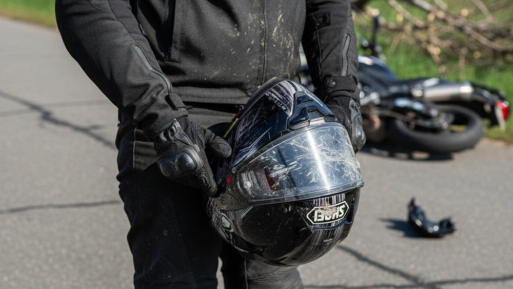does a motorcycle helmet count as a mask 1Storm Full Face Open Face Knight Classical (Detachable Face Mask): HKY861 Glossy Silver / S( 53-54 cm 20.9/21.3 Inch ) It easily slips onto your helmet Youth Kids Dirt Bike Motocross