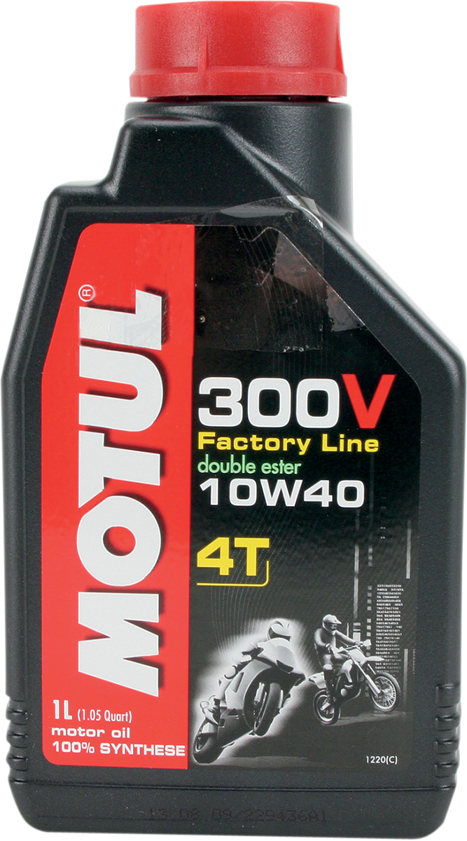 MOTUL 300V Synthestic Ester Oil - 10W-40 - 1 liter – Sprocketz