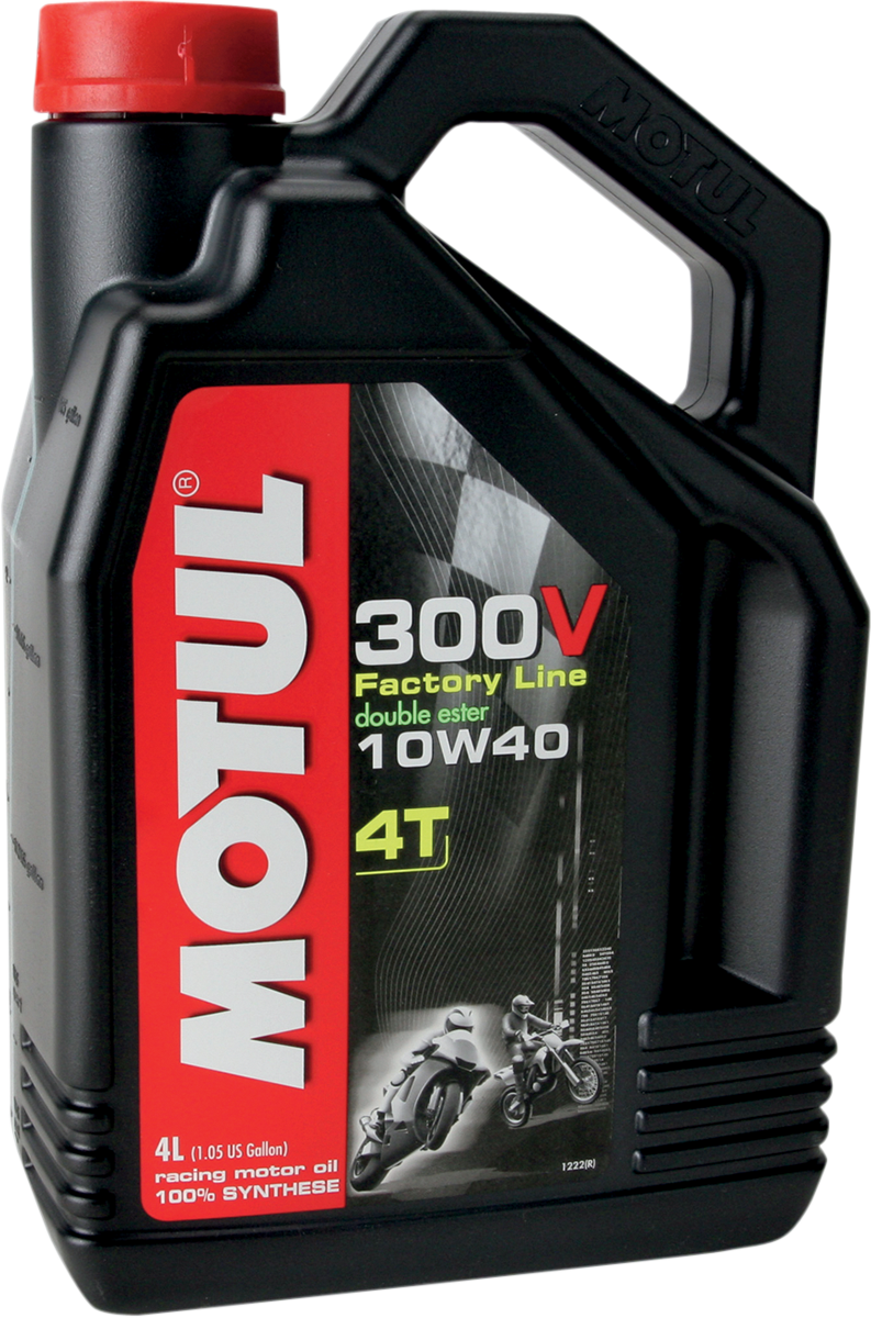 MOTUL 300V Synthestic Ester Oil - 10W-40 - 4 liter – Sprocketz