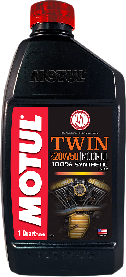 MOTUL V-Twin Synthetic Oil - 20W-50 - 1 quart