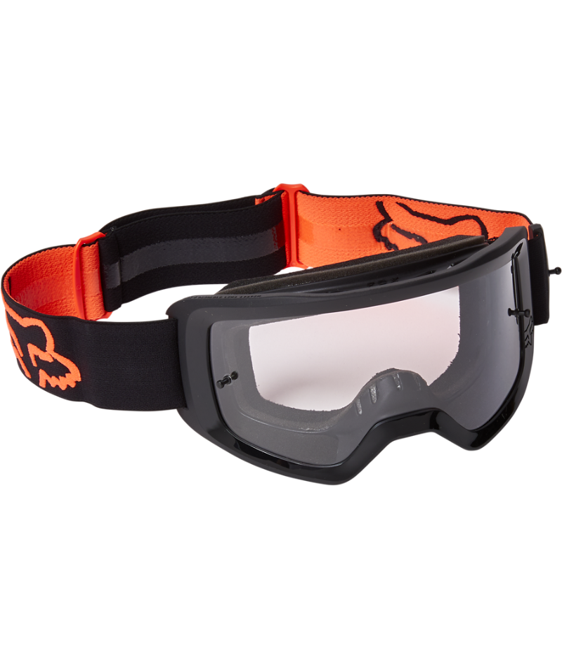 FOX RACING MAIN STRAY MOTOCROSS GOGGLE, Clear Lens, Black