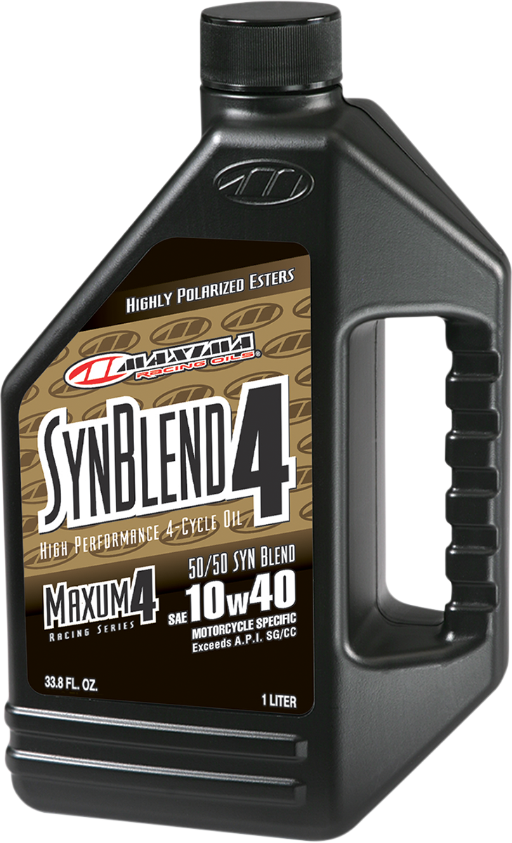 MAXIMA RACING OIL SynBlend Semi-Synthetic Oil - 10W40 - 1 liter