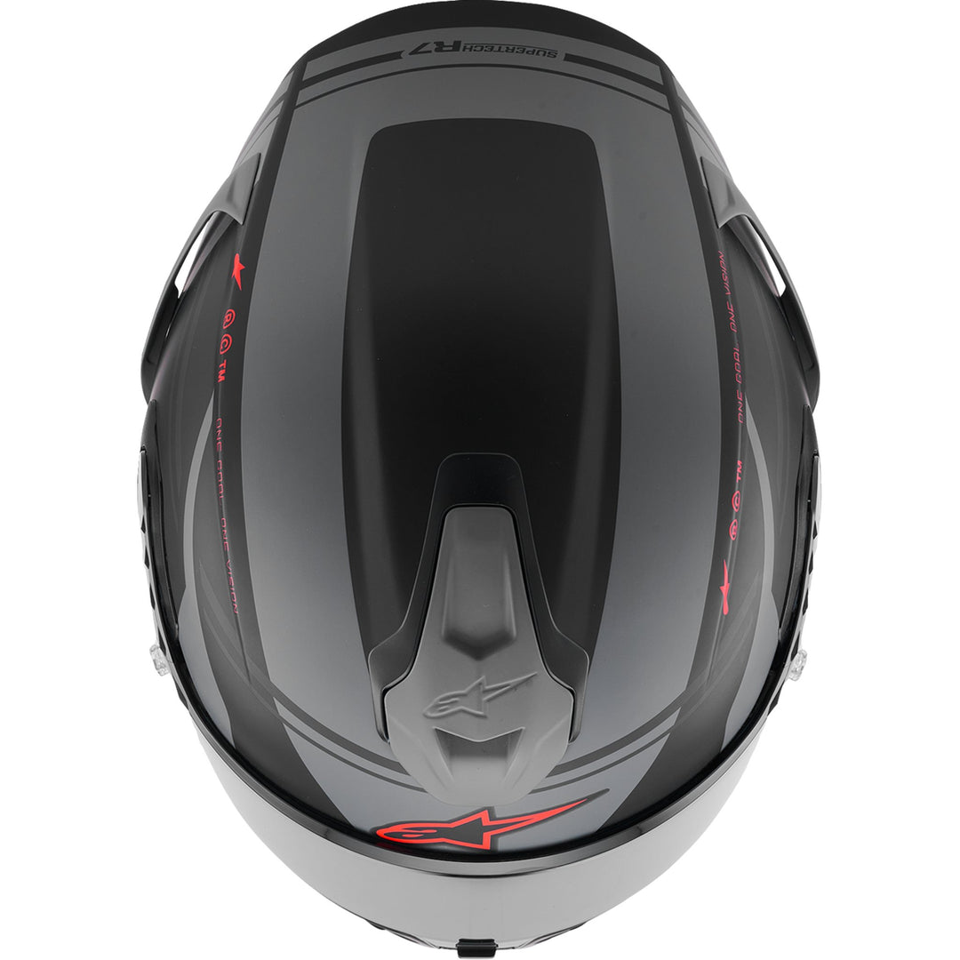 Supertech R7 Helmet - 22.06 - A-Core - Matte Black/Gray/Red