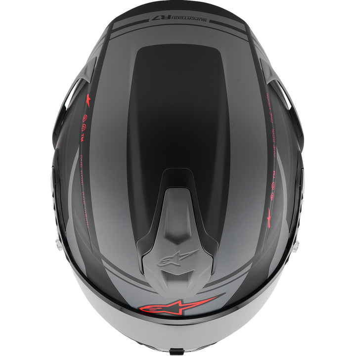 Supertech R7 Helmet - 22.06 - A-Core - Matte Black/Gray/Red