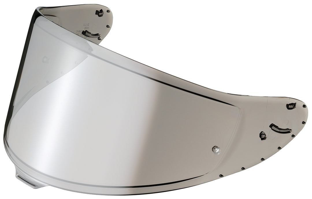 Shoei CWR-F2 Spectra Shield Chrome - Front Side View