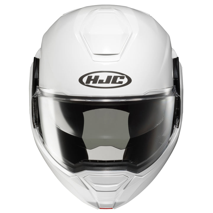 HJC i100 Solid Helmet White - Front View