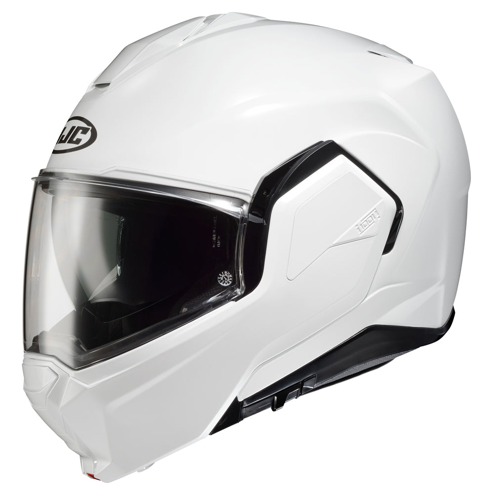 HJC i100 Solid Helmet White - Front Left Side View
