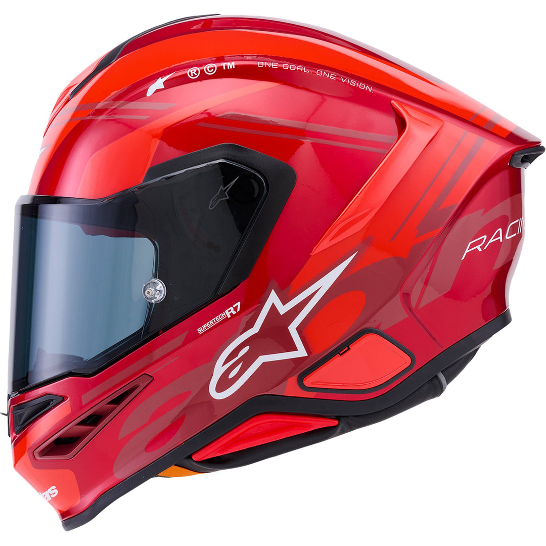 Supertech R7 Helmet - 22.06 - A-Core - Gloss Red/White