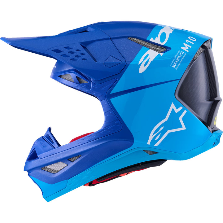 Supertech M10 Helmet - Flood - MIPS® - Blue/Black Carbon