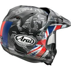 Arai XD-4 Cover Helmet UK Frost - Rear Side View