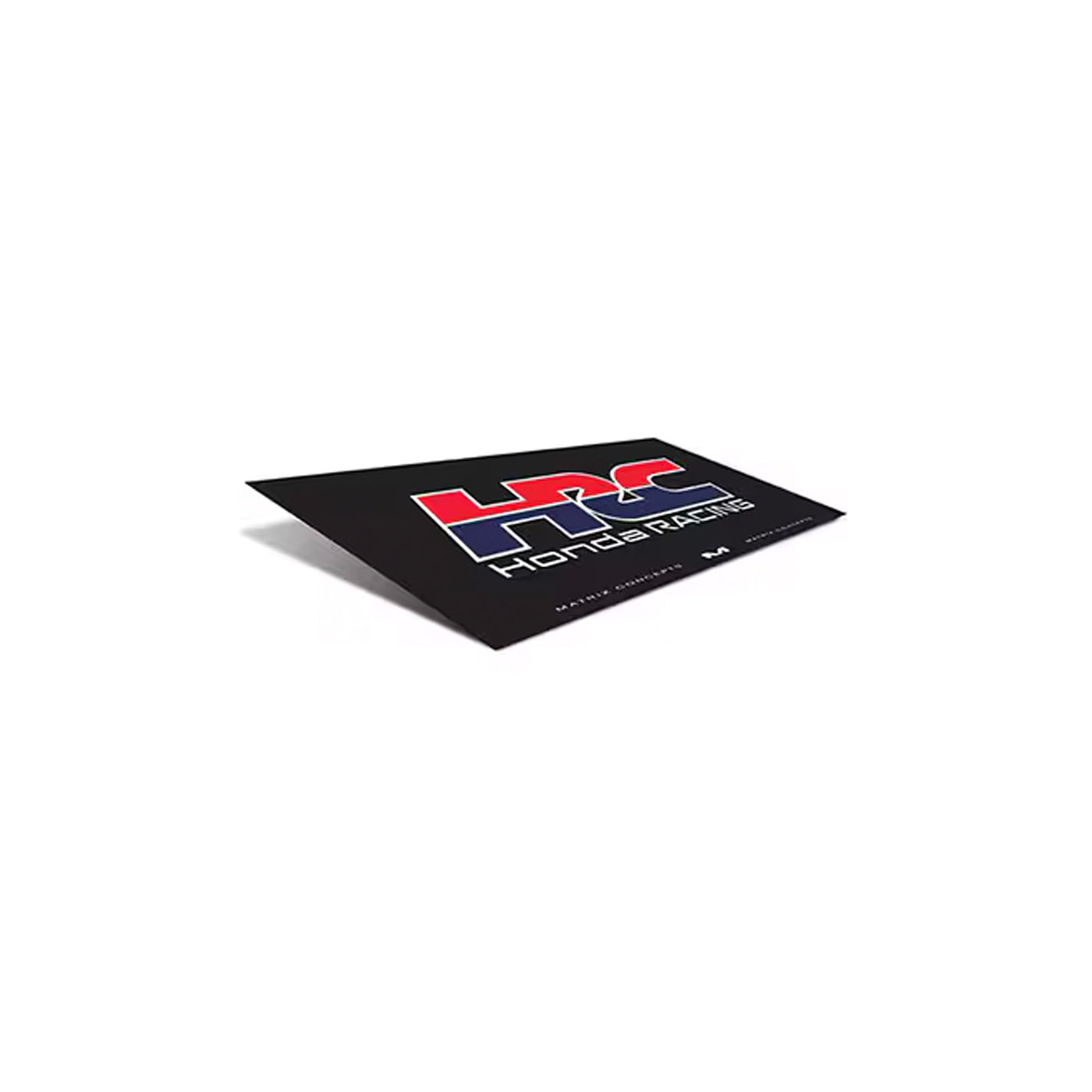 Honda HRC Rubber Work Mat 2x4 - Angled View of Graphic