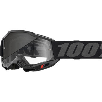 100% Accuri 2 Sand OTG Goggles - Photochromic Lens - Front View with Side Strap