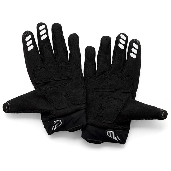 100% Airmatic 2 Gloves Black - Palm View of Pair