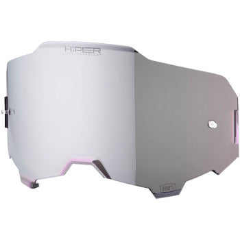 100% Armega HiPER Replacement Lens Silver Mirror - Front Side View