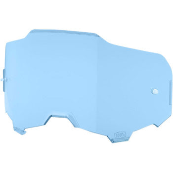 100% Armega Replacement Lens Blue - Front Side View