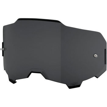 100% Armega Replacement Lens Dark Smoke - Front Side View