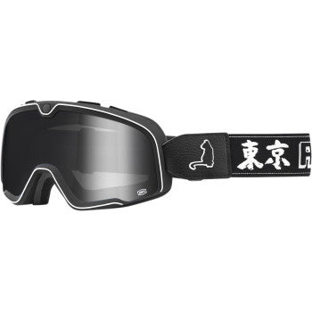 100% Barstow Goggles - Mirror Lens Roar Japan/Silver Flash Mirror - Front Side View