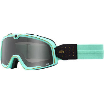 100% Barstow Goggles - Smoke Lens Cardif - Front Side View