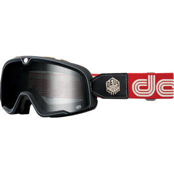 100% Barstow Goggles - Smoke Lens Deus - Front Side View