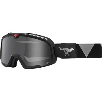 100% Barstow Goggles - Smoke Lens El Solitario - Front Side View