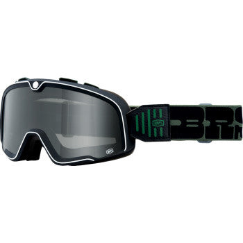 100% Barstow Goggles - Smoke Lens Kalmus - Front Side View