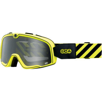 100% Barstow Goggles - Smoke Lens The Arsenale - Front Side View