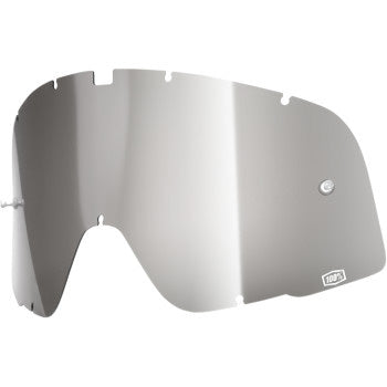 100% Barstow Replacement Lens Silver Mirror - Front Side View