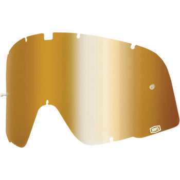 100% Barstow Replacement Lens True Gold Mirror - Front Side View