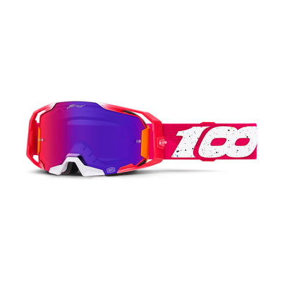 100% Jett Lawrence ARmatic Limited Edition Kit Goggle Pack Pink - Front Side View