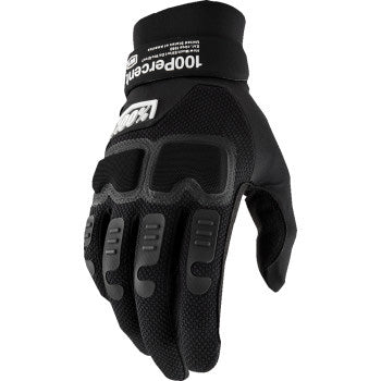 100% Langdale Glove Black - Back of Hand View