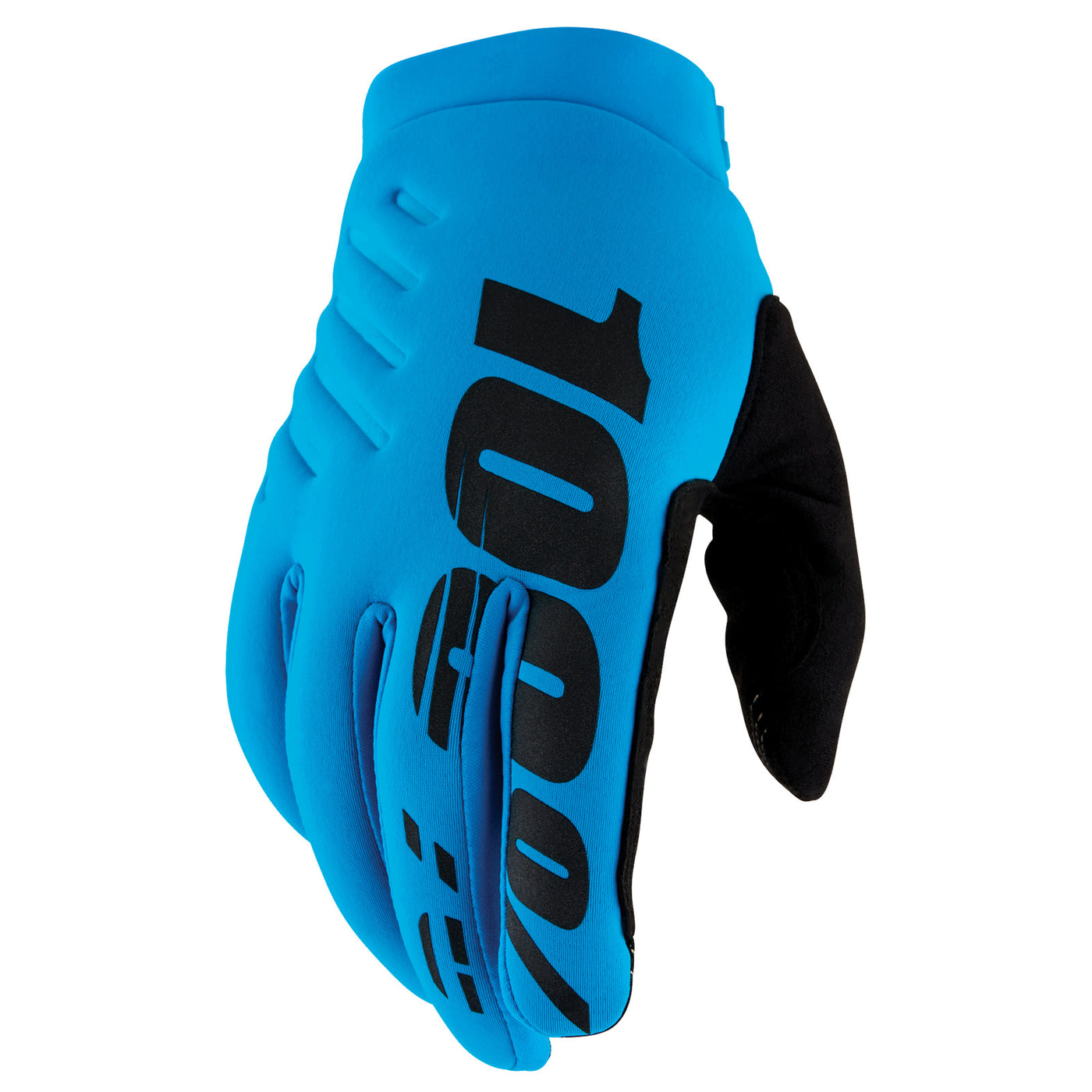 100% Men's Brisker Glove Turquoise - Back of Hand View