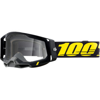 100% Racecraft 2 Goggles - Clear Lens Arbis - Front Side View