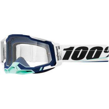 100% Racecraft 2 Goggles - Clear Lens Arsham - Front Side View