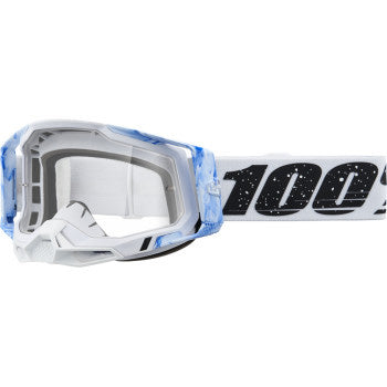 100% Racecraft 2 Goggles - Clear Lens Mixos - Front Side View