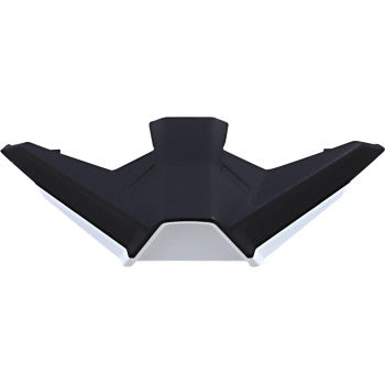 100% Racecraft 2 Snow Nose Guard Black - Front View