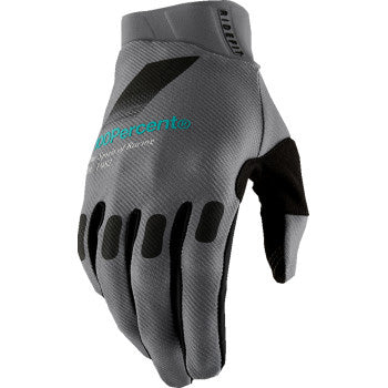 100% Men's Ridefit Glove Petrol - Back of Hand View