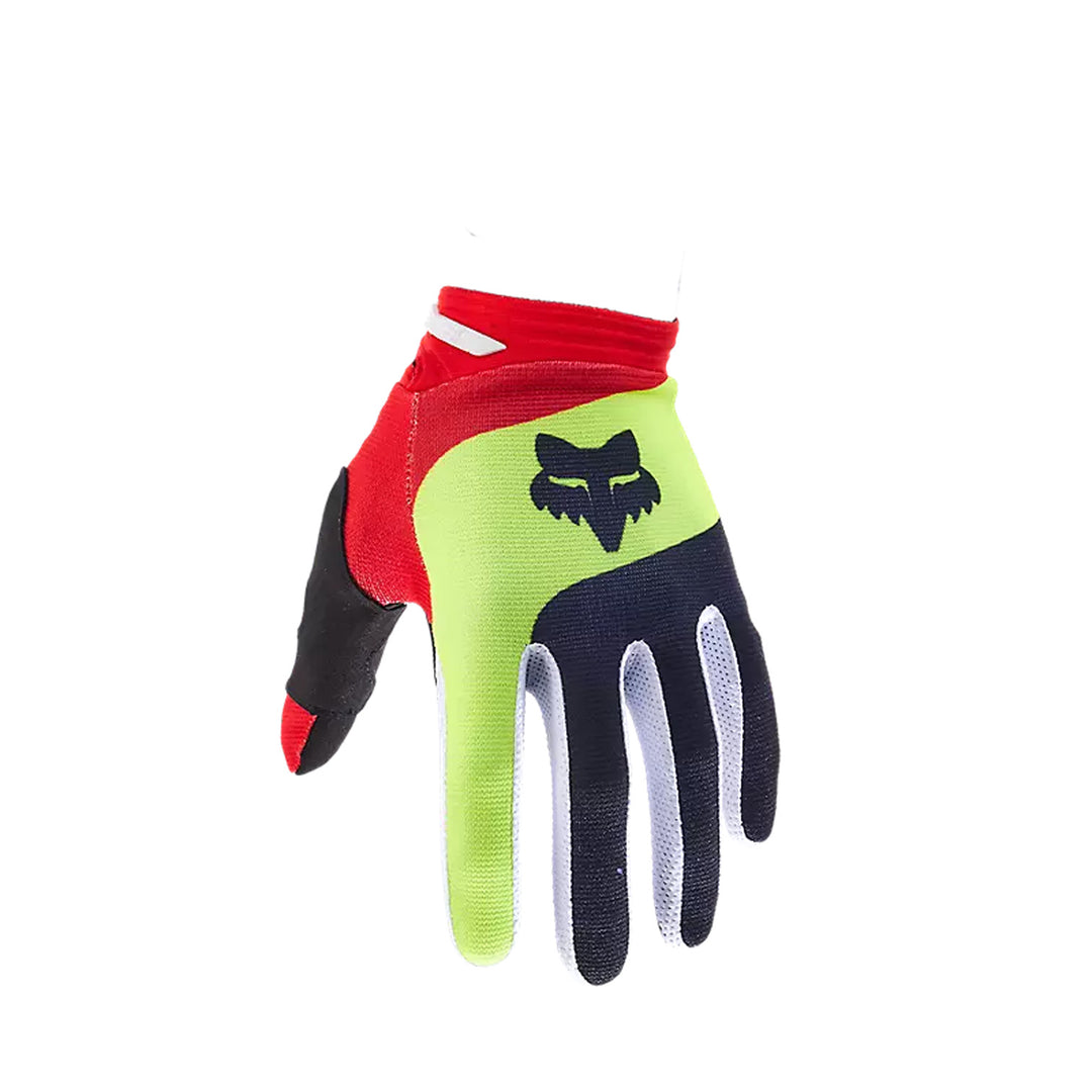 Fox Racing 180 Ballast Gloves Black/Red - Back of Hand View