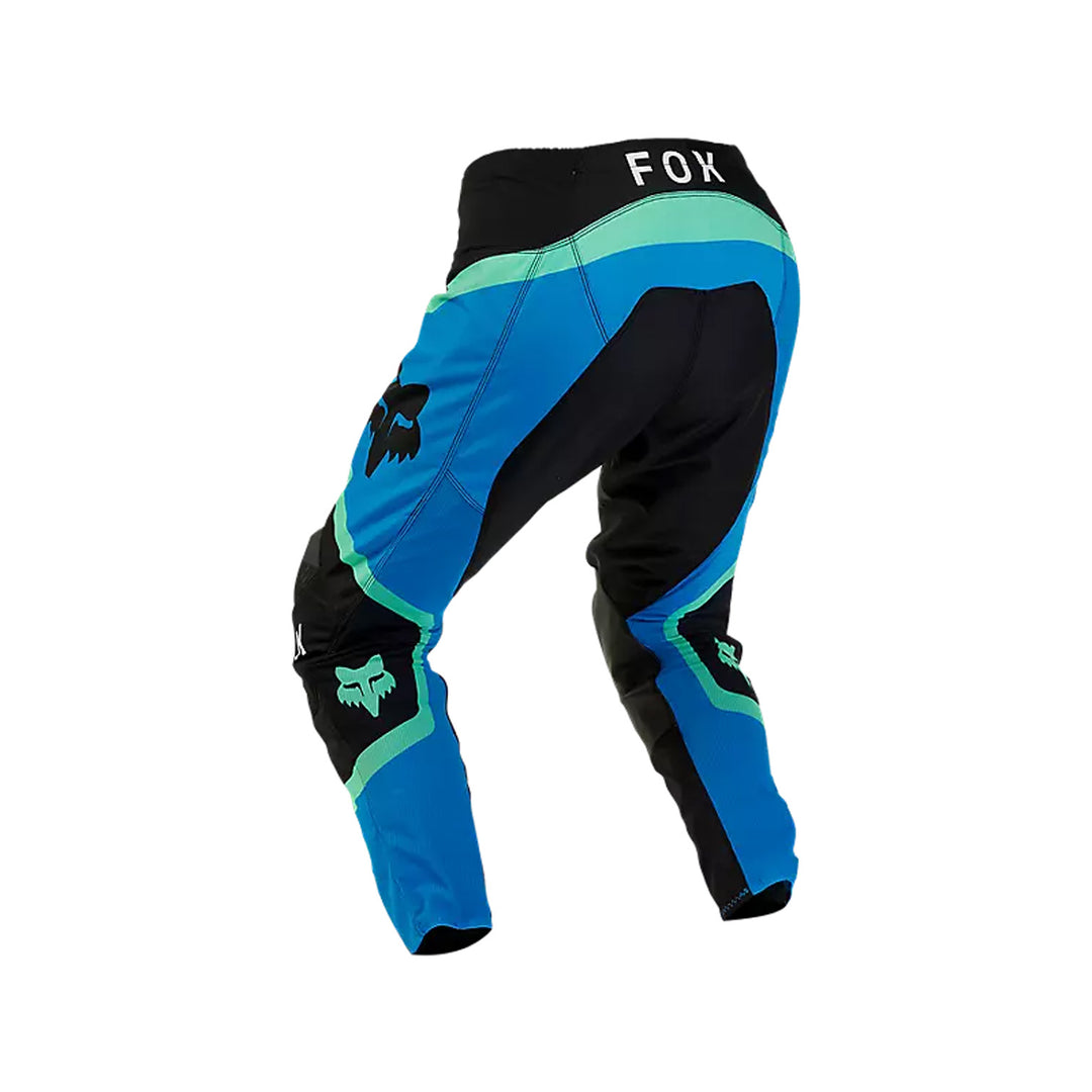 Fox Racing 180 Ballast Pants Black/Blue - Rear Left Side View
