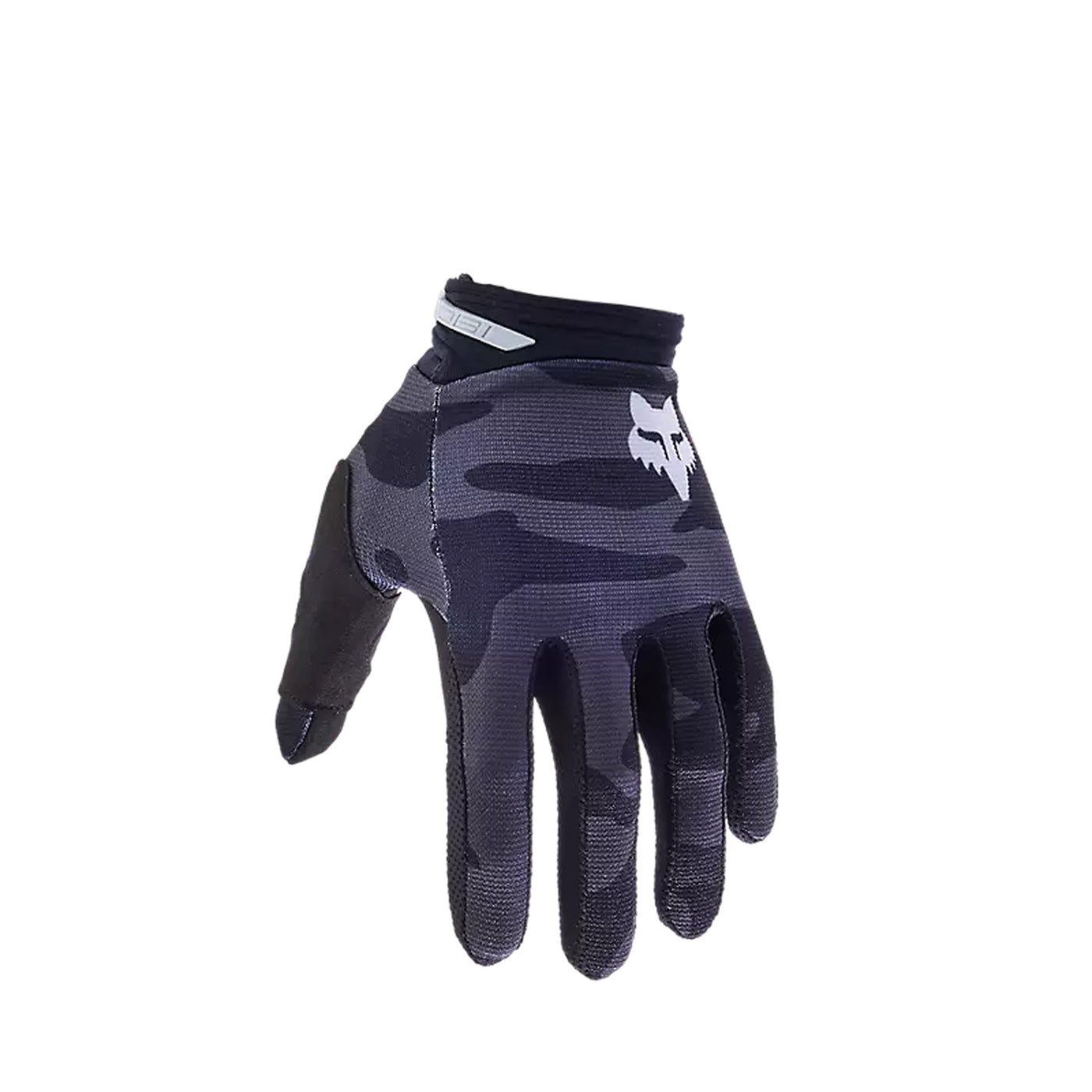 Fox Racing 180 BNKR Gloves Black Camo - Back of Hand View