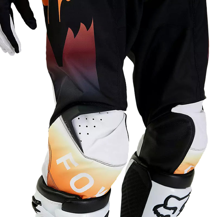 Fox Racing 180 Flora Pants Black - Close-Up of Knee Details