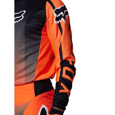 Fox Racing 180 Leed Jersey Fluorescent Orange - Close-Up of Sleeve Graphics