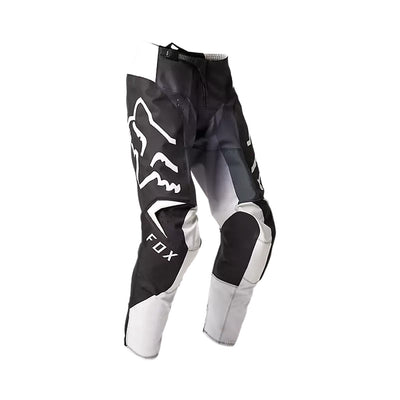 Fox Racing 180 Leed Pants Black/White - Front Side View