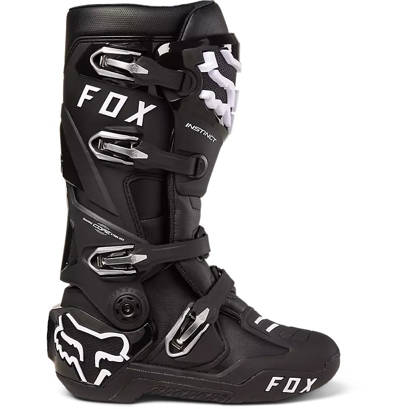 Fox Racing Instinct Boots Black - Outer Side View
