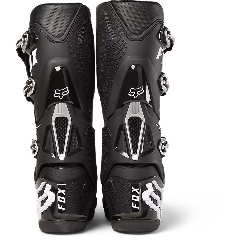 Fox Racing Instinct Boots Black - Rear View of Pair