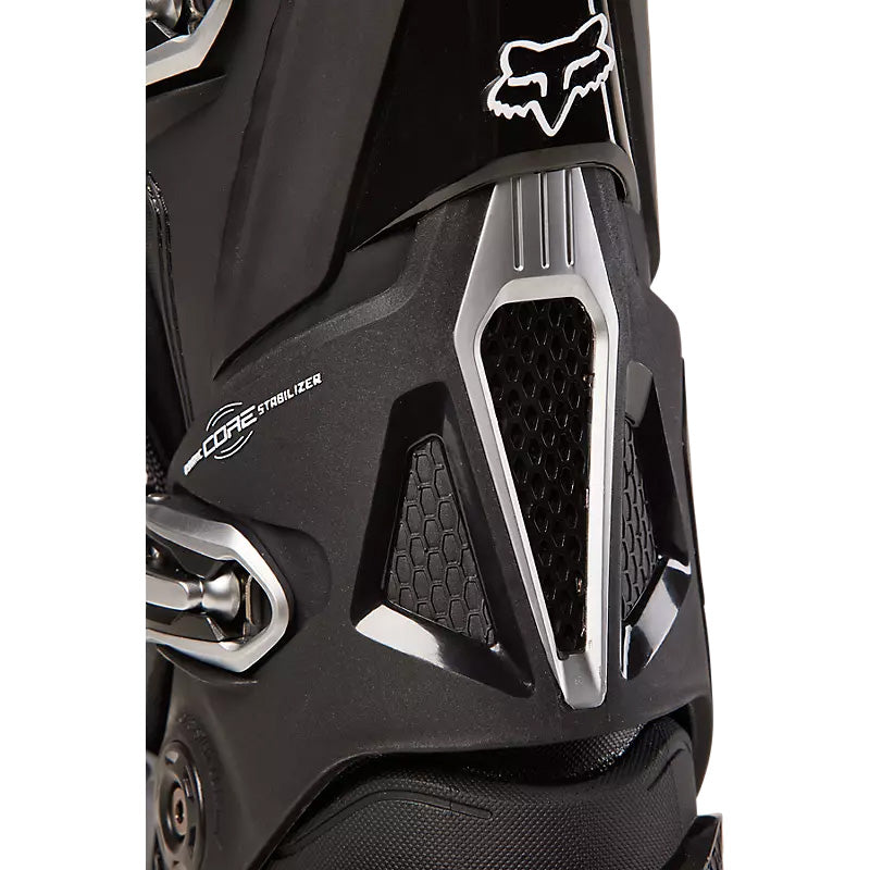Fox Racing Instinct Boots Black - Close-up View of Ankle