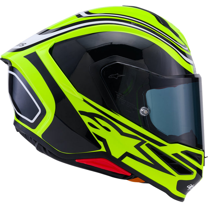 Supertech R7 Helmet - Zeal - 22.06 - Gloss Yellow Fluo/Black/White