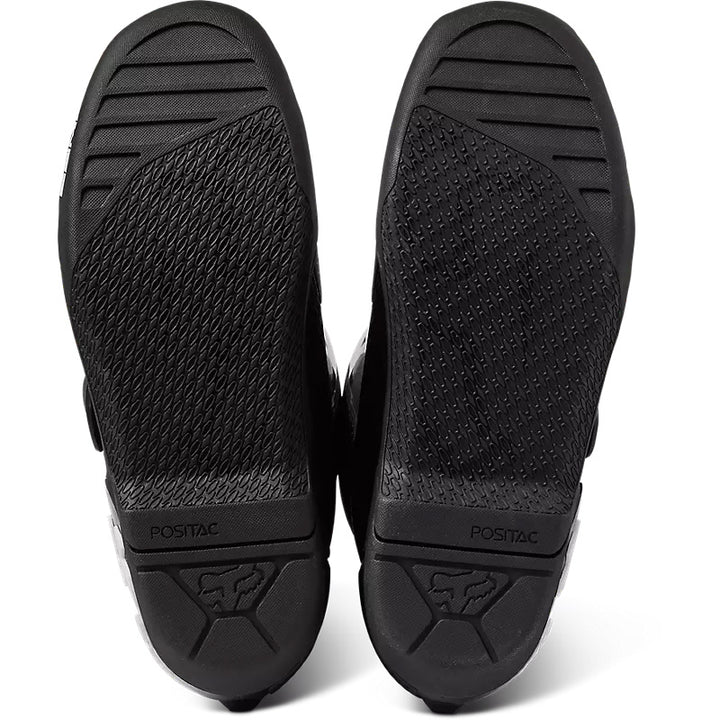 Fox Racing Comp Boots Black - Sole View of Pair