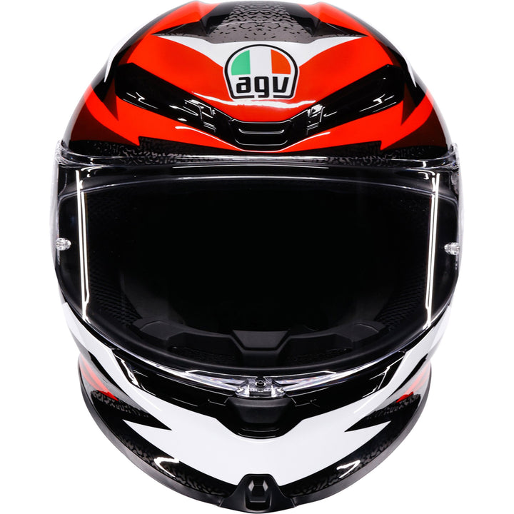 K6 S Helmet - Braven - Black/Red/White