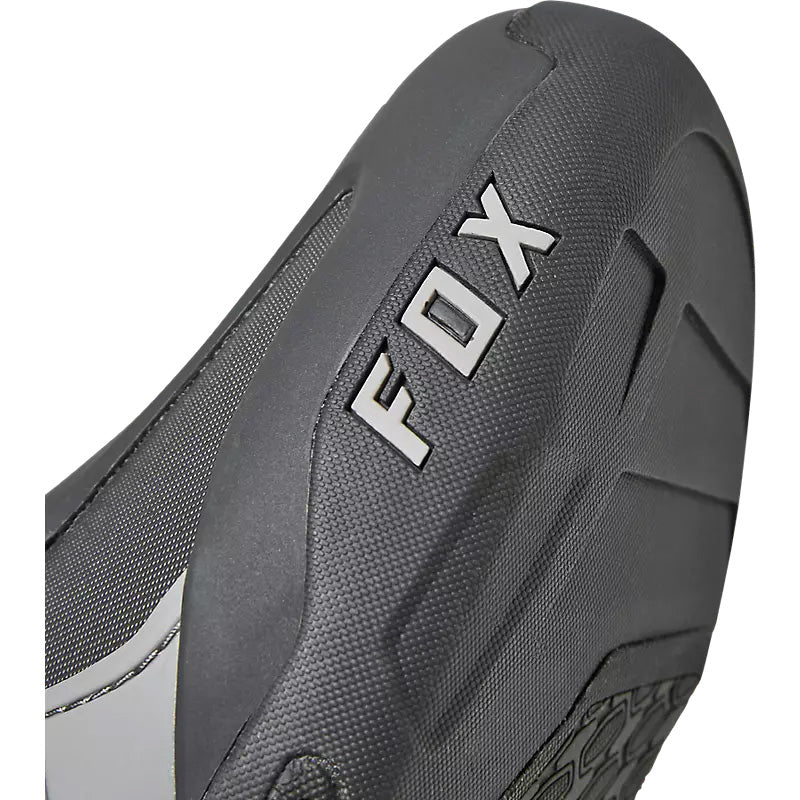 Fox Racing Motion Boots Dark Shadow - Close-Up View of Toe