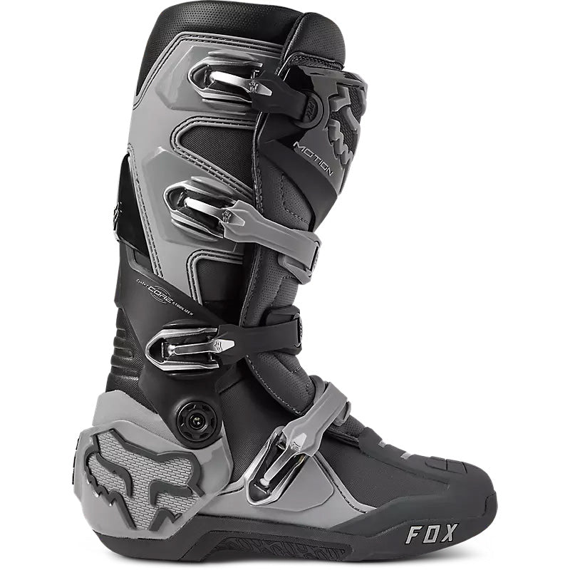 Fox Racing Motion Boots Dark Shadow - Outer Side View